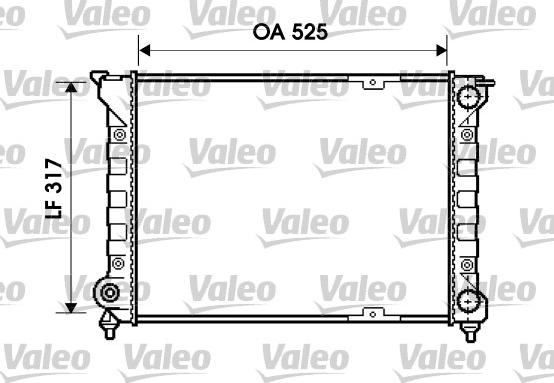 Valeo 734853 - Hladnjak, hladjenje motora www.molydon.hr