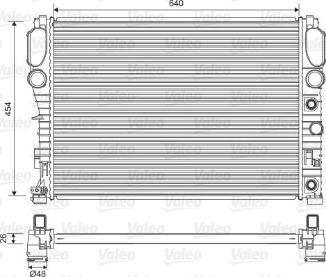 Valeo 734805 - Hladnjak, hladjenje motora www.molydon.hr