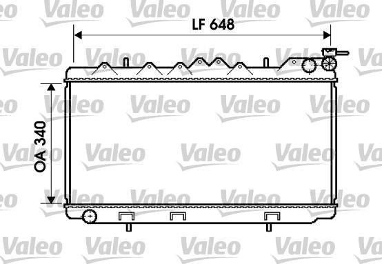 Valeo 734813 - Hladnjak, hladjenje motora www.molydon.hr