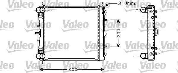 Valeo 734827 - Hladnjak, hladjenje motora www.molydon.hr