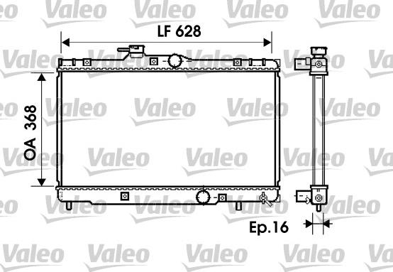 Valeo 734390 - Hladnjak, hladjenje motora www.molydon.hr