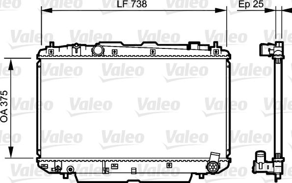 Valeo 734397 - Hladnjak, hladjenje motora www.molydon.hr