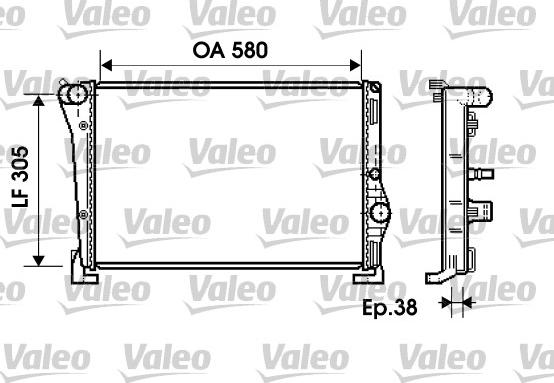 Valeo 734364 - Hladnjak, hladjenje motora www.molydon.hr