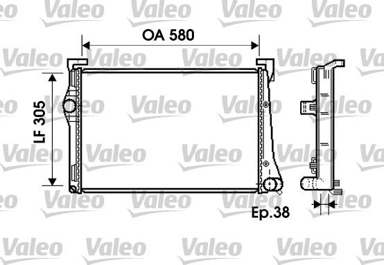 Valeo 734361 - Hladnjak, hladjenje motora www.molydon.hr