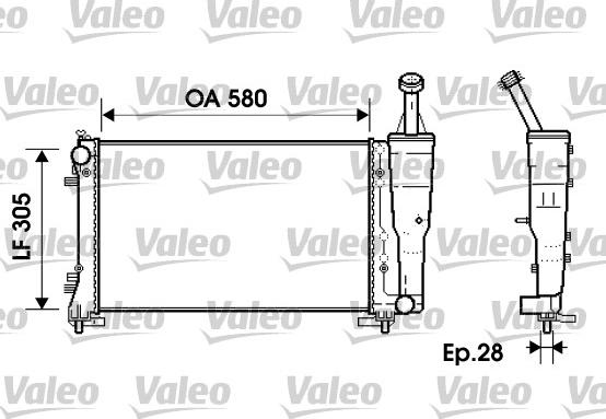 Valeo 734362 - Hladnjak, hladjenje motora www.molydon.hr