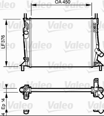 Valeo 734319 - Hladnjak, hladjenje motora www.molydon.hr