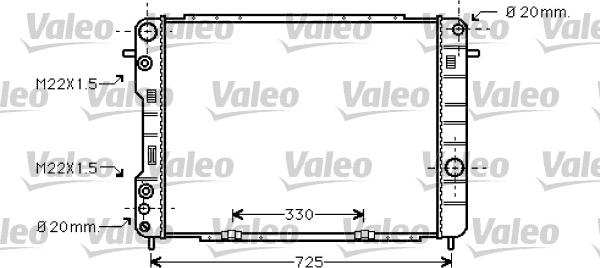 Valeo 734389 - Hladnjak, hladjenje motora www.molydon.hr