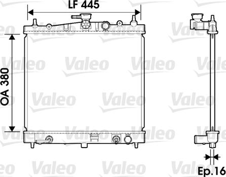 Valeo 734247 - Hladnjak, hladjenje motora www.molydon.hr