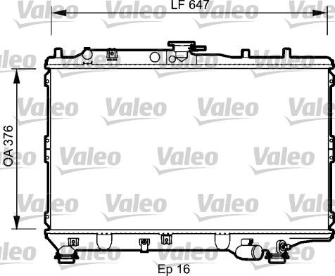 Valeo 734264 - Hladnjak, hladjenje motora www.molydon.hr