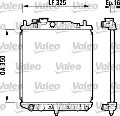 Valeo 734209 - Hladnjak, hladjenje motora www.molydon.hr