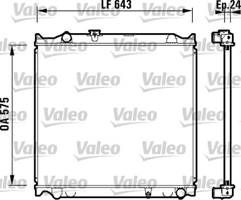 Valeo 734205 - Hladnjak, hladjenje motora www.molydon.hr