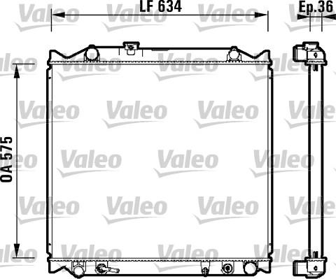 Valeo 734206 - Hladnjak, hladjenje motora www.molydon.hr