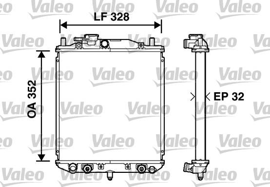 Valeo 734208 - Hladnjak, hladjenje motora www.molydon.hr