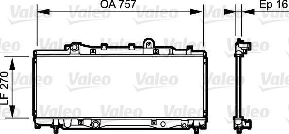 Valeo 734219 - Hladnjak, hladjenje motora www.molydon.hr