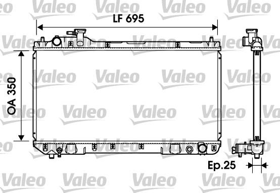 Valeo 734216 - Hladnjak, hladjenje motora www.molydon.hr