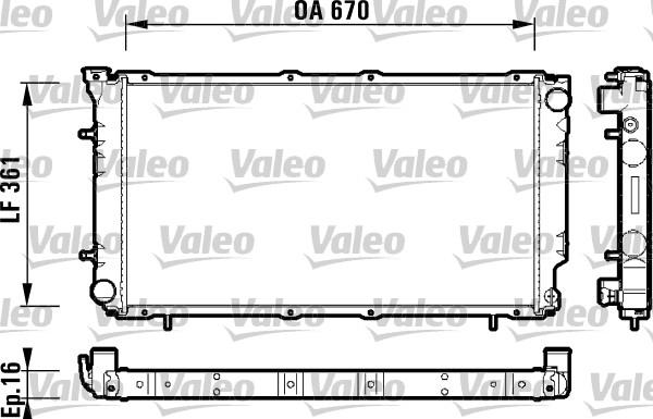 Valeo 734211 - Hladnjak, hladjenje motora www.molydon.hr