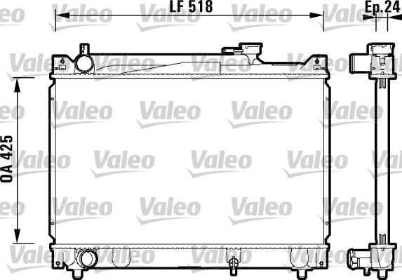 Valeo 734213 - Hladnjak, hladjenje motora www.molydon.hr