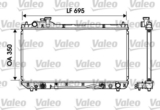 Valeo 734217 - Hladnjak, hladjenje motora www.molydon.hr