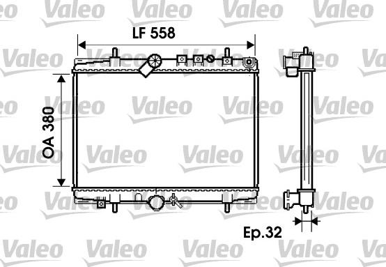 Valeo 734280 - Hladnjak, hladjenje motora www.molydon.hr