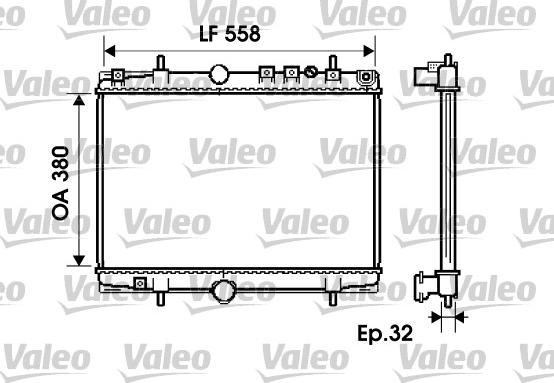 Valeo 734281 - Hladnjak, hladjenje motora www.molydon.hr