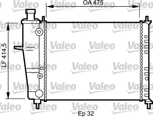 Valeo 734239 - Hladnjak, hladjenje motora www.molydon.hr