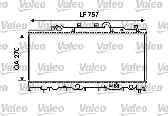 Valeo 734235 - Hladnjak, hladjenje motora www.molydon.hr