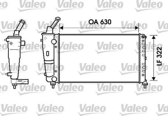 Valeo 734238 - Hladnjak, hladjenje motora www.molydon.hr