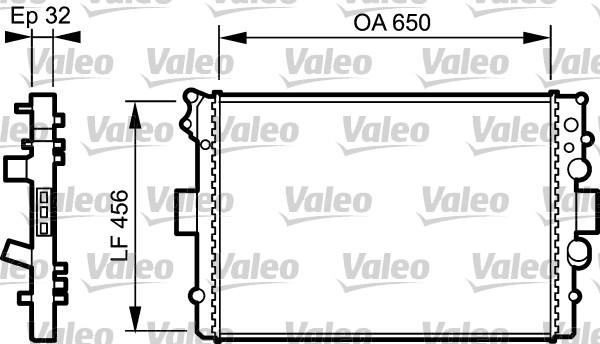 Valeo 734232 - Hladnjak, hladjenje motora www.molydon.hr