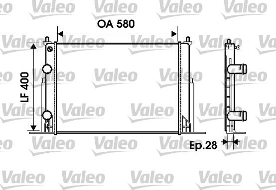 Valeo 734229 - Hladnjak, hladjenje motora www.molydon.hr