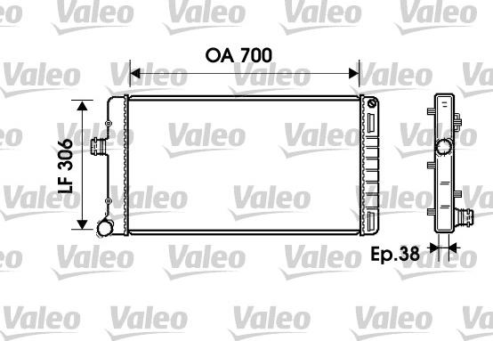 Valeo 734224 - Hladnjak, hladjenje motora www.molydon.hr