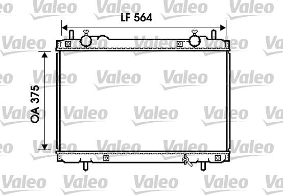 Valeo 734223 - Hladnjak, hladjenje motora www.molydon.hr