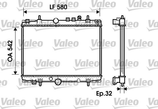 Valeo 734279 - Hladnjak, hladjenje motora www.molydon.hr