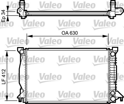 Valeo 734270 - Hladnjak, hladjenje motora www.molydon.hr