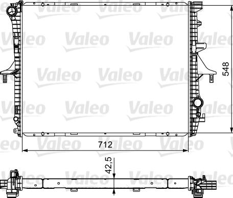 Valeo 734740 - Hladnjak, hladjenje motora www.molydon.hr