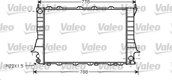 Valeo 734751 - Hladnjak, hladjenje motora www.molydon.hr