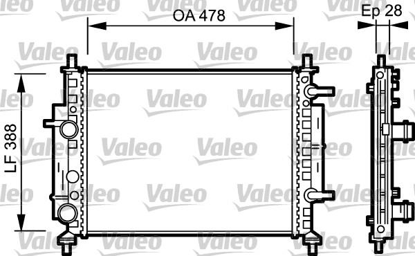 Valeo 734768 - Hladnjak, hladjenje motora www.molydon.hr