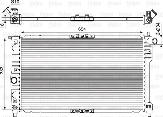 Valeo 734767 - Hladnjak, hladjenje motora www.molydon.hr