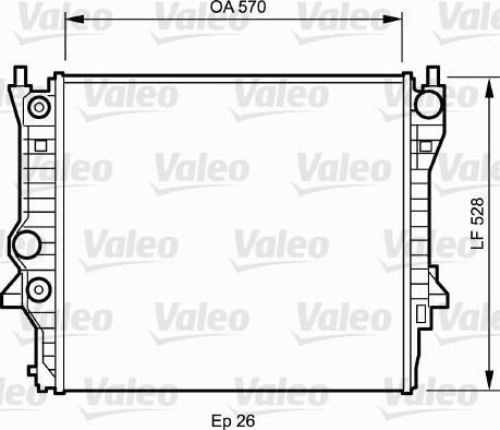 Valeo 734704 - Hladnjak, hladjenje motora www.molydon.hr