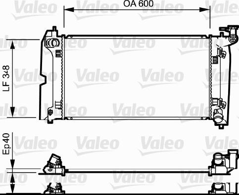 Valeo 734711 - Hladnjak, hladjenje motora www.molydon.hr