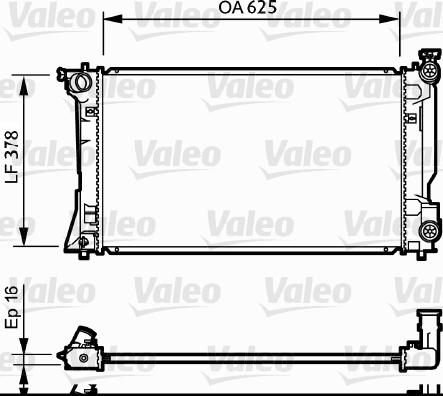 Valeo 734712 - Hladnjak, hladjenje motora www.molydon.hr