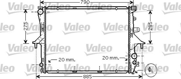 Valeo 734739 - Hladnjak, hladjenje motora www.molydon.hr