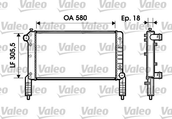 Valeo 734771 - Hladnjak, hladjenje motora www.molydon.hr