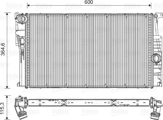 Valeo 735454 - Hladnjak, hladjenje motora www.molydon.hr