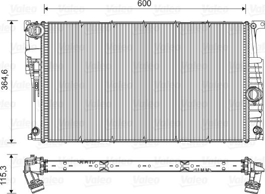 Valeo 735455 - Hladnjak, hladjenje motora www.molydon.hr