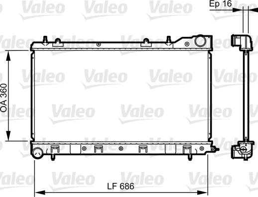 Valeo 735404 - Hladnjak, hladjenje motora www.molydon.hr