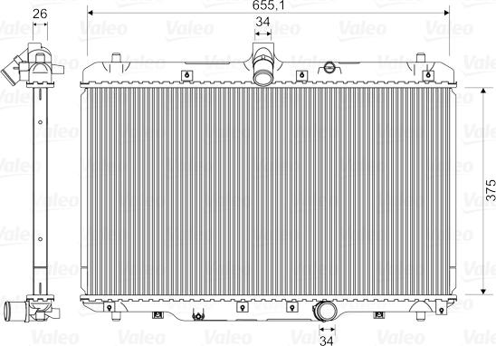 Valeo 735400 - Hladnjak, hladjenje motora www.molydon.hr