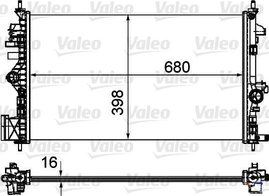 Valeo 735485 - Hladnjak, hladjenje motora www.molydon.hr