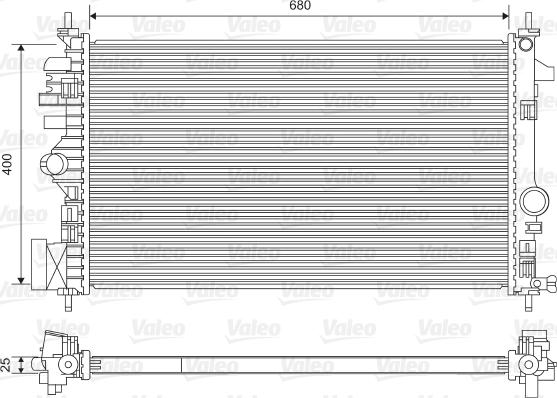 Valeo 735482 - Hladnjak, hladjenje motora www.molydon.hr