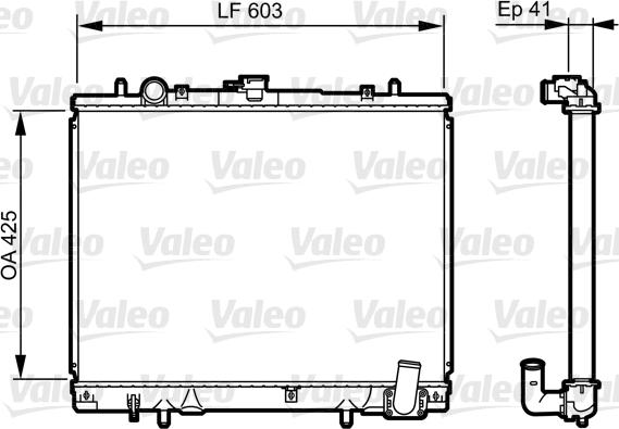 Valeo 735428 - Hladnjak, hladjenje motora www.molydon.hr