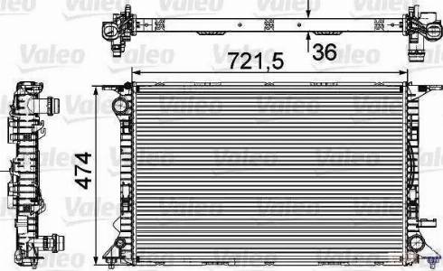 Valeo 735474 - Hladnjak, hladjenje motora www.molydon.hr